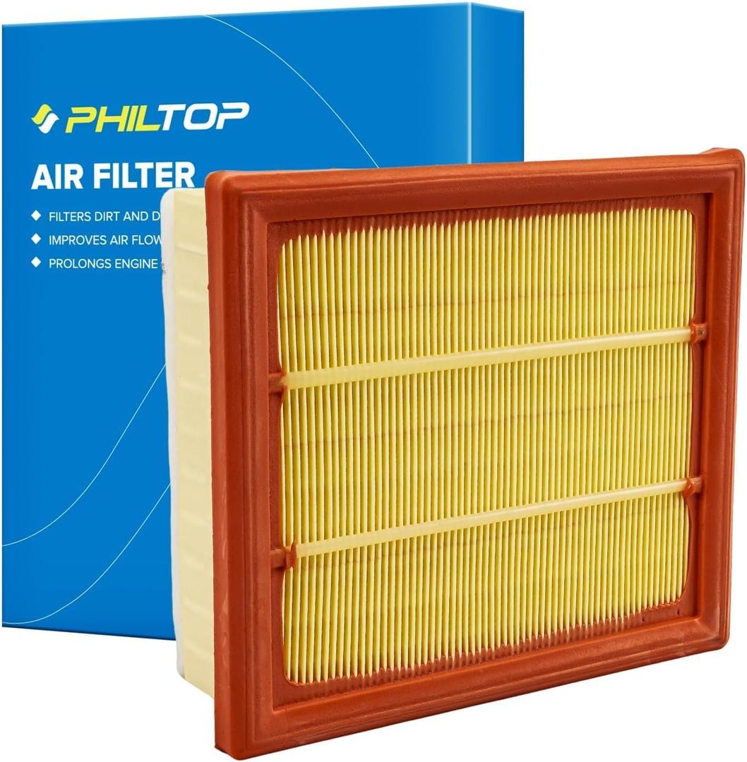PHILTOP Engine Air Filter CA12066 Replacement for Jeep Compass, Renegade & Ram ProMaster City & Fiat 500X, 2015-2022, 1.4L 2.4L