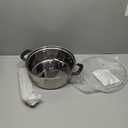 304 Food Grade Stainless Steel Shabu Shabu Hot pot with Divider&Lid for Induction Cooktop Gas Stove Dual Sided Soup Cookware