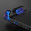 eXtremeRate Chameleon Purple Blue Replacement Full Set Buttons for Steam Deck, DIY Custom ABXY D-pad Trackpad Bumpers Triggers Buttons Sets for Steam Deck LCD Handheld Console - Console NOT Included
