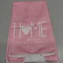 Artoid Mode Pink Heart Love Home Sweet Home Mother's Day Kitchen Towels Dish Towels, 18x26 Inch Anniversary Wedding Decoration Hand Towels Set of 2