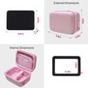 Camera Case Bag Compatible with Canon PowerShot G7 X Mark III, Mark II, SX740 HS, Sony ZV-1, KODAK PIXPRO WPZ2 Digital 4K Vlogging Camera, Point and Shoot 4K Video Camera Bag, Pink (Case Only)