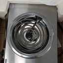 Cadco CSR-3T 14" Electric Portable Countertop Hi-Power Hot Plate w/One Tubular Burner for Restaurant Hotel Food Truck Concession Kiosk, Stainless Steel, 120v