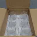 [ 12 Pack ] Glass Cups with Glass Straws, 12oz Highball & Rock Drinking Glasses, Everyday Drinkware Glasses Set, Cute Tumbler Cup, Kitchen Glasses for Iced Coffee, Water, Beer, Cocktail, Whiskey Gift.