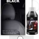 FORTIVO Black Leather and Vinyl Repair Kit - Repair and Restore Furniture, Couches, Car Seats, Jackets, Purses, Belts, Shoes, Works on Genuine, Italian, Bonded, PU, Pleather, No Heat Needed