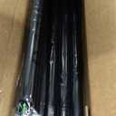 YaFex 2 Pack Heavy Duty Curtain Rods 32-120 Inch, 1 Inch Adjustable Long Curtain Rods for Windows, Black Window Treatment Rod Set with Aluminium Finials, Modern Design