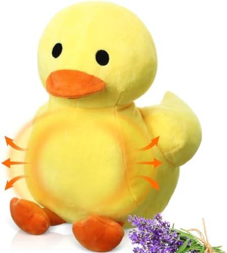 Realspring Heatable Coolable Stuffed Animals Gifts for Kids Plush Microwavable Heating Pad Lavender Scented Cute Plushie Birthday Gift for Adults Soothing Warmth Comfort Heating Pad