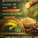 Grevista Organic Nipa Coconut Sugar (GI 27.38)  Natural low glycemic sweetener with unique Umami and Caramel flavor | Rich in minerals, ideal for Keto dieters and diabetics (200Gr Powder)