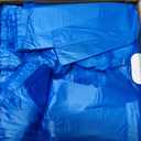 Baby Disposable Diaper Sacks (500 ct.) Fresh Baby Powder Scented Bulk Easy-Tie Diaper Sacks Nursery Trash Bags Dog Poop Bags Cat Litter Waste Bags Sanitary Pads Disposal Bags (500 Bags, Blue)