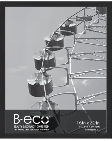 B-eco Picture Frame Size 16x20 in Black