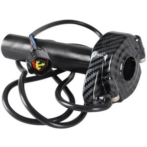 Surron Throttle Handle Imitation Carbon Fiber Throttle Grips Quick Twister with Throttle Cable Throttle Kit for Electrice Dirt Bike Sur-Ron/Surron/Light Bee/Sur Ron S/Surron X / X160 / X260