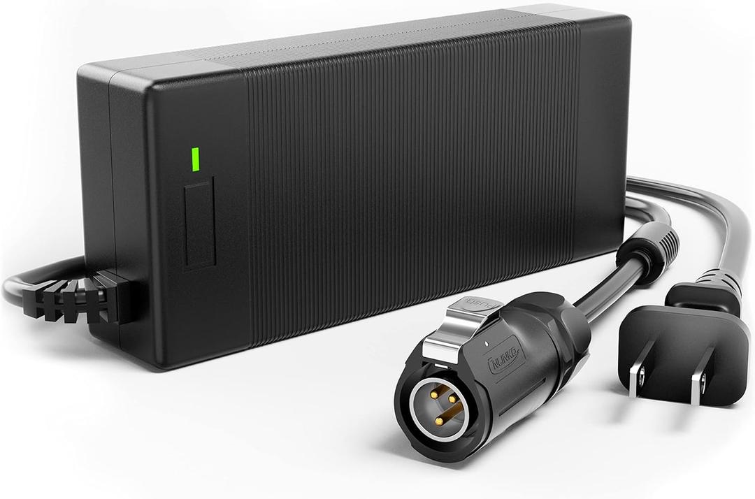 Battery Charger Compatible with Segway Dirt eBike X260 / Sur-Ron X LightBee, STIO 67.2V 2A Charger for 60V Dirt eBike 3 Prong Connector Power Supply Power Adapter