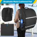 GRAOSO Car Seat Stroller Travel Bag Compatible with Doona for Airplane, Gate Check Stroller Backpack with 8mm Pearl Cotton Padding, Black, Patented Design