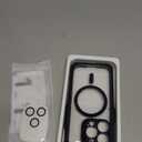 ESR for iPhone 15 Pro Case, Compatible with MagSafe, Full-Body Military-Grade Drop Proof Case with Built-in 9H+ Tempered Glass Screen Protector, Armor Series, Clear Dark Blue