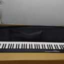 Longeye Piano Keyboard 88 Keys Compact Digital Piano for Beginners with Full Size Semi Weighted Keys, Sustain Pedal, Headphones, Carrying Case (88 Key With Stand, Black)