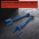 2Pcs Rear Adjustable Rear Upper Control Arm Compatible with Dodge Journey 2009-2010, Dodge Avenger 2008-2010, Chrysler Sebring 2007-2010, 1 Pair of Adjustable Camber Arms -2.5 to +2.5