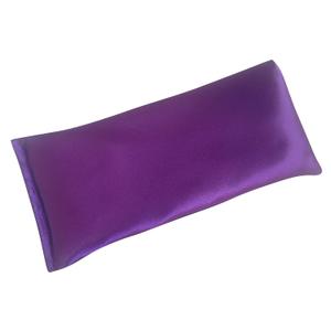 AyaZen Lavender Eye Pillow- Silky Eye Pillow for Yoga, Meditation Relaxation. This Eye Mask Is Perfect for Sleeping. Made of Lavender Flowers Organic Flax Seed. Get One for Yourself or As a Gift. (Purple)