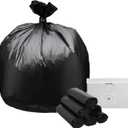 Top Knot Bags 45 Gallon Garbage Trash Bag 40X48" Black 150 Count Can Liner Bulk 40 Gallon 41 Gallon 42 Gallon 44 Gallon Made in USA