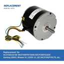 45210 Condenser Fan Motor Replace Carrier HC37GE210 1/5 HP 825RPM 208-230V Compatible with GE 5KCP39GFY917S, Genteq 3S003, 5KCP39EFN759AS 5KCP39EFS165S, Rheem 51-23055-12 Blower Fan Motor Leungoo
