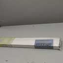 Cordless Light Filtering Mini Blind - 33 Inch Width, 48 Inch Length, 1" Slat Size - Pearl White - Cordless GII Morningstar Horizontal Windows Blinds for Interior by Achim Home Decor