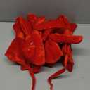 Christmas Decorations - 6 Ft Red Velvet Bow Garland - Xmas Decor for Mantel Fireplace Shelf Cabinet Stand Door Window Frame Bedroom Living Room Home Entryway Indoor Holiday Decoration