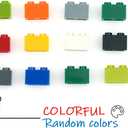 310-Piece Building Blocks Set, Creative Classic Bulk Bricks Toy, Transparent Panel Bricks Baseplate, Compatible with All Major Brands