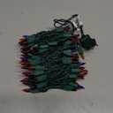 Warm Multi Color Christmas Lights - 20 ft String of 105 Incandescent Mini Bulbs Multifunctional Lighting Modes, for Decorative, Bedroom, Outdoor, Xmas Twinkle Tree Lights with Green Wire Total 21.6 ft