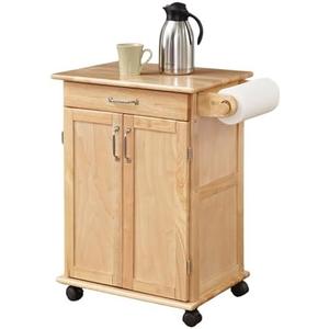Homestyles General Line Mobile Kitchen Cart, FURNITURE, Natural