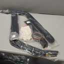 in-Channel Rain Guards Compatible with Chevrolet Silverado Crew Cab 2019-2025 Full Size Shatterproof Heavy-Duty Side Window Deflectors, Window Visor -Black, 4 PCS