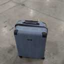 Kenneth Cole REACTION Out of Bounds Lightweight Hardshell 4-Wheel Spinner Luggage, Granite Blue, 28-Inch Checked