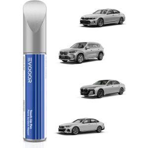 Touch Up Paint For BMW, Automotive Black Car Paint Pen Scratch Repair, Glacier Silver Metallic (A83)