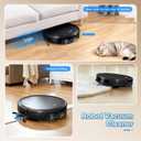 Robot Vacuum and Mop Combo, 2 in 1 Mopping Robotic Vacuum Cleaner w Schedule,Robot Vacuum Self Emptying App/Remote,5000Pa Strong Suction, Slim, Ideal for Hard Floor, Pet Hair (F7s)