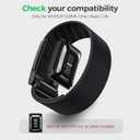 Tensea 3 Packs Nylon Sport Band Compatible with WHOOP 5.0/MG, One, Peak & Life Breathable Loop Strap, Comfortable Wristband, Quick-Dry Replacement Watchband Accessories for Men Women, NOT for WHOOP 4.0