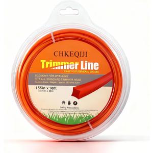 Professional 155-Inch x 98-Foot Weed Eater String Trimmer Line - Durable Square Design for Walk Behind Mower, Fits Most Standard Models