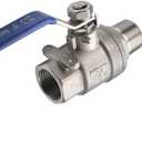 Male x Female NPT Ball Valve, 304 Stainless Steel Full Port Ball Valve, Heavy Duty 1000WOG for Water,Oil and Gas (3/4") (0.75 Inch)