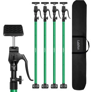 Cabinet Jacks for Installing Cabinets, Heavy Duty Adjustable Third Hand Furniture Jack Rod Celling Extend 49.2" - 114.2" inches 154lbs for Dust Barrier Poles, Drywall Lift Jack & Zip Wall, 4-Pack