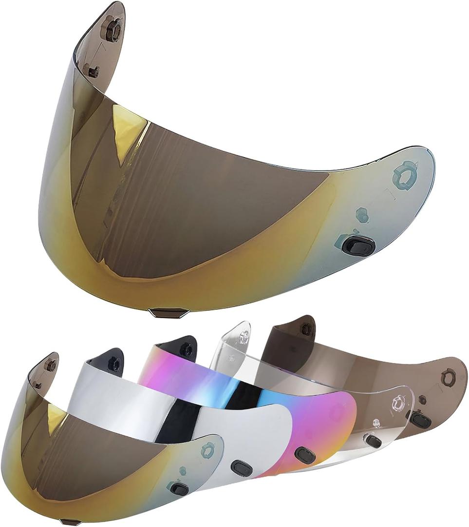 VCOROS Motorcycle Helmet Face Shield Visor Repalcement for HJ-09 CL-15 CL-17 CL-16 CL-SP AC-12 FS-10 CS-R1 IS-16 CS-R2 Shield