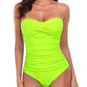 RELLECIGA Women's Strapless One Piece Swimsuit, XXL