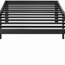 16 Inch High Twin Bed Frame No Box Spring Needed, Platform Metal Bed Frame Twin, Heavy Duty, Noise Free, Easy Assembly, Black