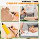 30W Electric Hot Knife Cutting Tool Hot Knife for Plastic, Resin & Mesh | Includes 10 Blades, 2 Blade Holders, 1 Wood Burning Tip & Stand | Fast Heating DIY Plastic Cutter for Hobby & Craft Projects