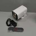 Auto Focus&1080PMagcubic Mini Smart Projector with 4K Support, Portable Projector with Wifi and Bluetooth, 5W Speaker, Built in Apps, Voice Control, Outdoor Movie Projector (White)