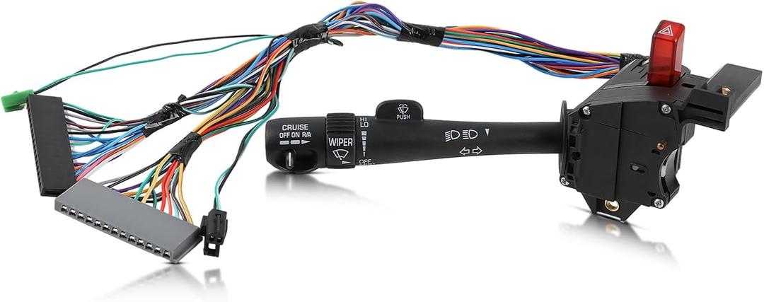 26082245 Turn Signal Console Multi Function Switch with Cruise Control 26083635 26090641 26093832 Turn Signal Wiper Dimmer Combination Compatible with Chevrolet Blazer 4.3L 1998-2005
