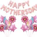 HAPPY MOTHER'S DAY Aluminum Foil Balloon Set 16 Inches Letter Balloon Decoration for Mother's Day Party (butterfly)
