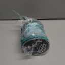 DINDOSAL Teal Glitter Wired Ribbon 4" x 10 Yards Sparkling Teal Christmas Tree Ribbon for Bows Making, Wreaths and Garlands, Home Decor, Gift Wrapping, Swag, Front Porch, Mailbox