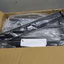 OUSHENG 2 Pack Easel Stand for Sign, Large Wedding Welcome Mirror Holder, Adjustable Free Standing Painting Rack with Chain Support for Display Poster Picture Frame Art, 17" x 17" x 58", Black