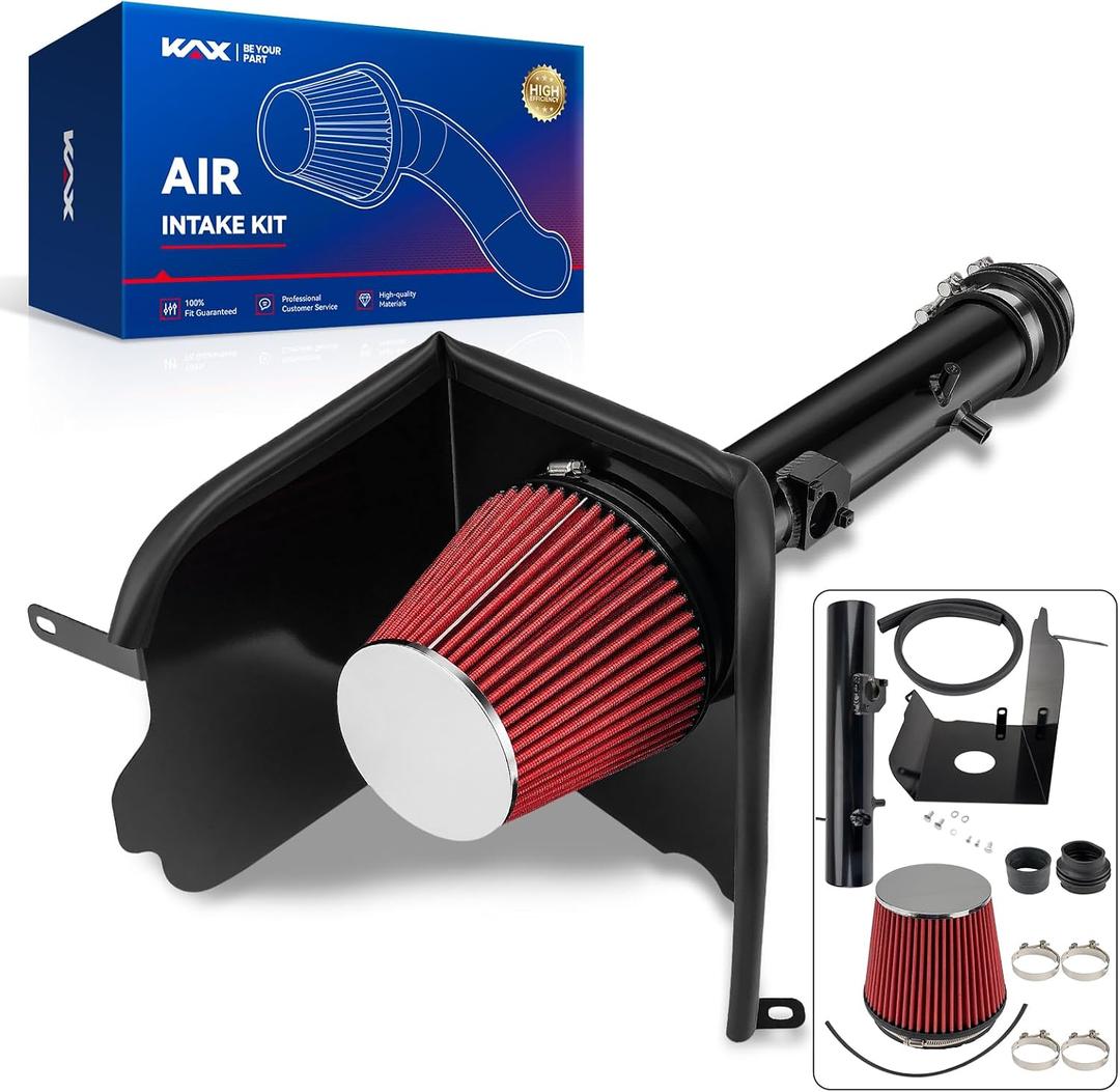 KAX Air Intake Kit, Cold Air Intake Pipe Kit Replacement for Tacoma 2005-2011 V6 4.0L, RED