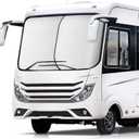 ARANA 2 Piece RV Sun Shade for Windshield, RV Car Windshield Sun Shade Cover Keeps Your Cool Front RVs, Trucks, Motorhomes, Large Bus, Large Side Window, X-Large 50"42" 
