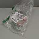 Malier Christmas Dog Collar with Flower, Red Dog Christmas Collar with Buckle Adjustable Cotton Collar for Small Medium Large Dogs Puppy (X-Small, Red Stripe)