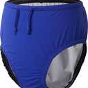 Youth Special Needs Reusable Swim Diapers Swimwear for Incontinence Cloth Diaper Covers Waterproof,Leakproof, Unisex (Blue, 5-6T)