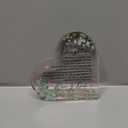 Message To Daughter Heart Plaque