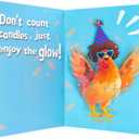 4 x Dancing Chicken Birthday Card, Funny Birthday Card for Men Women Kids, Music & Shaking Body Motion Greeting Card with Envelope, Unique Hilarious Birthday Gift, 5.9 Inch x 8.4 Inch
